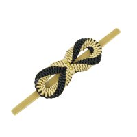 Bentita de par, copii, AYA BOW beige, elastica
