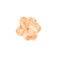 Agrafa de par cu floare, ROSE somon pastel