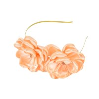 Coronita de par cu flori, fete, FRIDA somon pastel